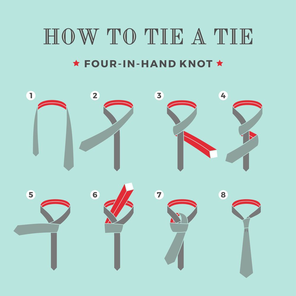 How to Tie a Tie: Easy Step-by-Step Instructions for 4 Knots