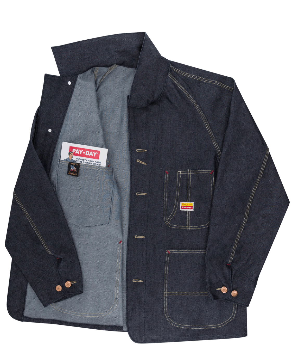 The Men's Denim Chore Coat is Unassailable