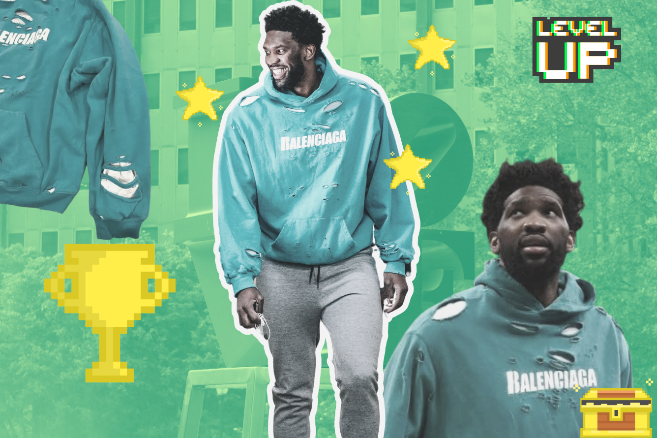 MVP On Court, MVP Off. Joel Embiid Wore That Balenciaga Sweatshirt Again. Get It.