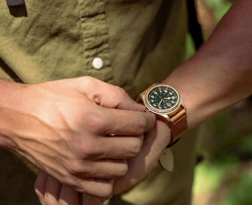 The Vero Smokey Bear Watch is a Patina Monster